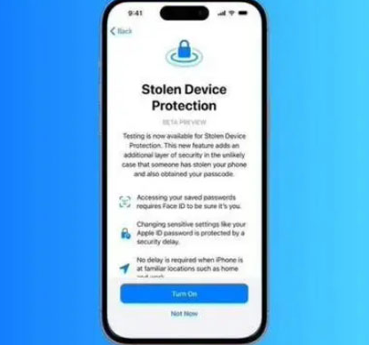 西吉苹果授权维修店分享被盗设备保护功能开启方法 