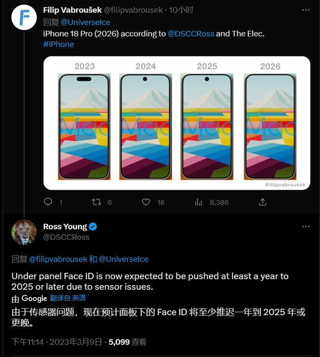 西吉苹果手机维修分享:屏下Face ID有什么优势？iPhone何时会有屏下Face ID？ 